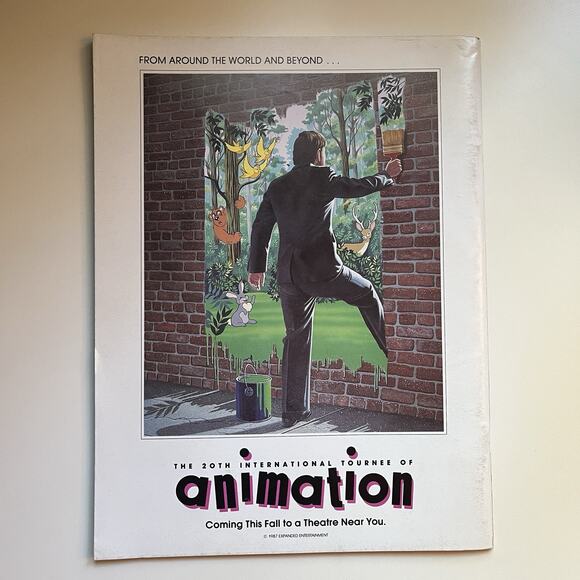 Animation Magazine #1 1987 - 1st Appearance Simpsons Rare HTF Vintage Grail - Picture 5 of 14